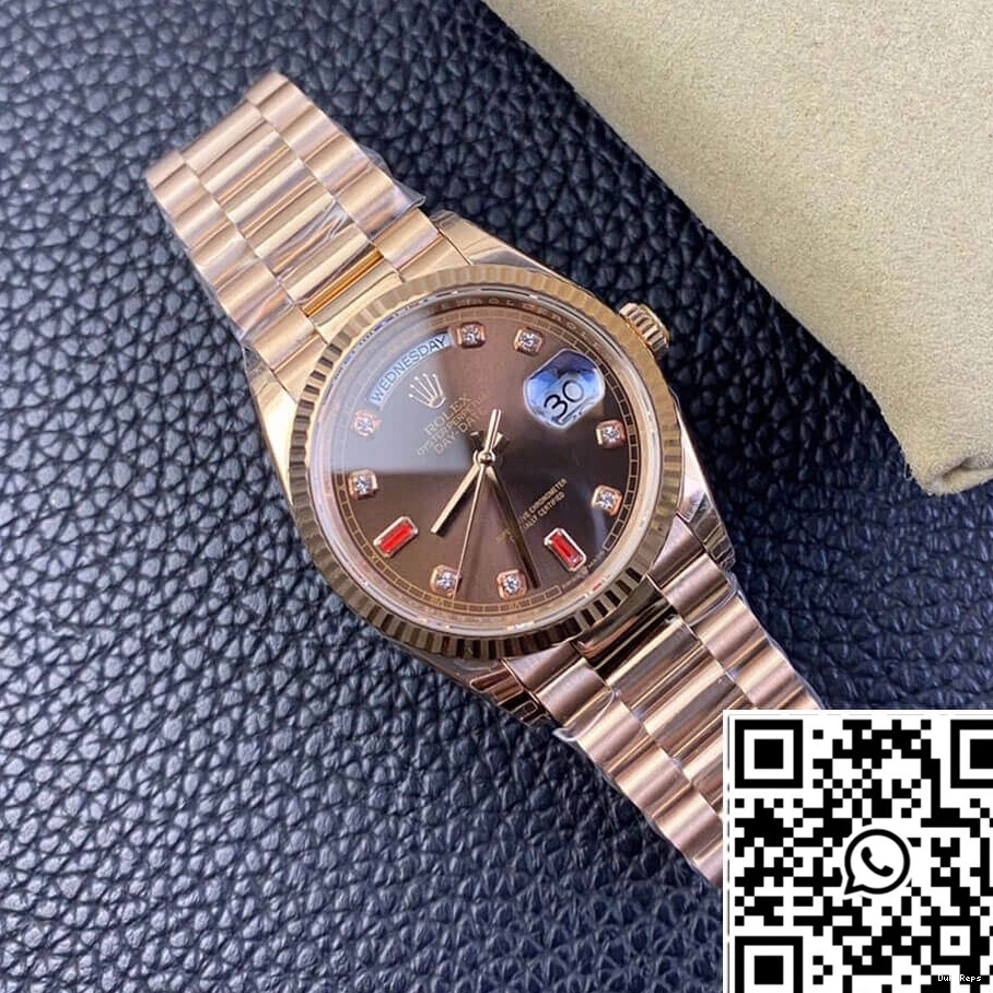 Day Date Rose Factory EW Rolex Gold 118235 1120